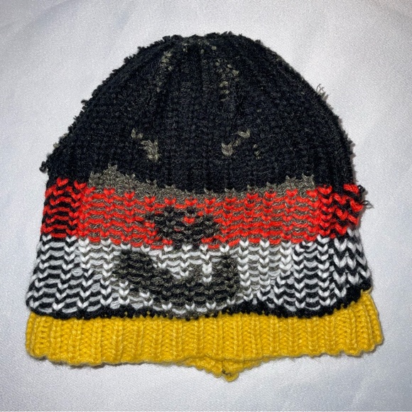 Carters Boys 12-24 Month Grey Knit Monster Winter Beanie Hat Double Layer Toque - Picture 3 of 8